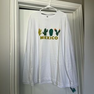 Men’s Long Sleeve T-shirt, MEXICO 🇲🇽 
2XL, NWT